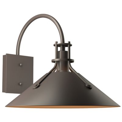 Hubbardton Forge Henry Outdoor Wall Sconce - Color: Matte - Size: Large - 3