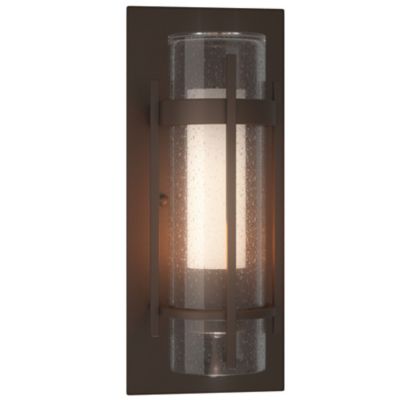 Hubbardton Forge Banded Outdoor Wall Sconce - Color: Bronze - Size: Small -