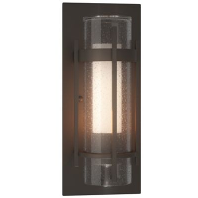 Hubbardton Forge Banded Outdoor Wall Sconce - Color: Bronze - Size: Small -