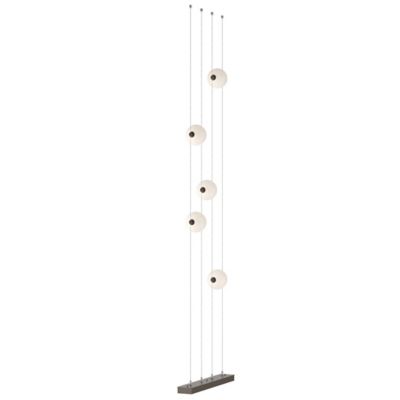 Hubbardton Forge Abacus Floor to Ceiling Plug-In LED Lamp - Color: Bronze -