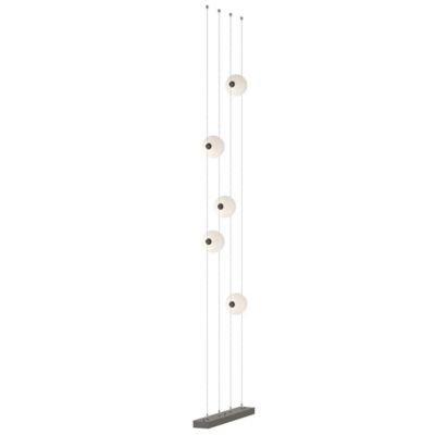 Hubbardton Forge Abacus Floor to Ceiling Plug-In LED Lamp - Color: Grey - S