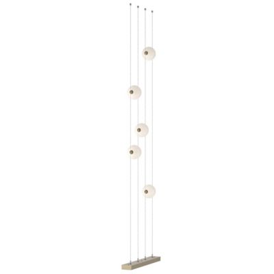 Hubbardton Forge Abacus Floor to Ceiling Plug-In LED Lamp - Color: Gold - S