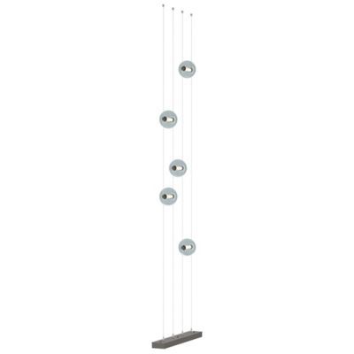 Hubbardton Forge Abacus Floor to Ceiling Plug-In LED Lamp - Color: Grey - S