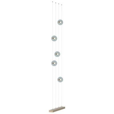 Hubbardton Forge Abacus Floor to Ceiling Plug-In LED Lamp - Color: Gold - S