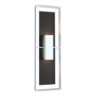 Hubbardton Forge Shadow Box Tall Outdoor Wall Sconce - Color: Bronze - 3026