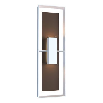 Hubbardton Forge Shadow Box Tall Outdoor Wall Sconce - Color: Bronze - 3026