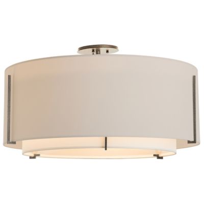 HBF1966449 Hubbardton Forge Exos Double Shade Semi-Flushmount sku HBF1966449