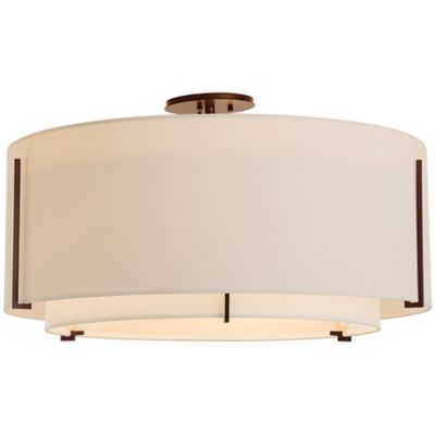 HBF1966453 Hubbardton Forge Exos Double Shade Semi-Flushmount sku HBF1966453