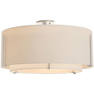 HBF1966460 Hubbardton Forge Exos Double Shade Semi-Flushmount sku HBF1966460