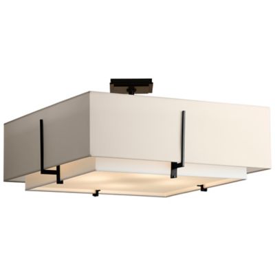 HBF1967174 Hubbardton Forge Exos Large Square Semi-Flushmount sku HBF1967174