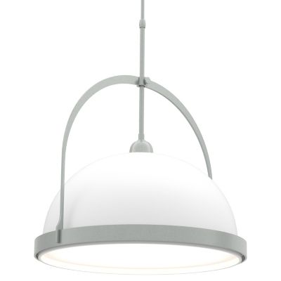 Hubbardton Forge Atlas Large Pendant Light - Color: White - Size: 1 light -