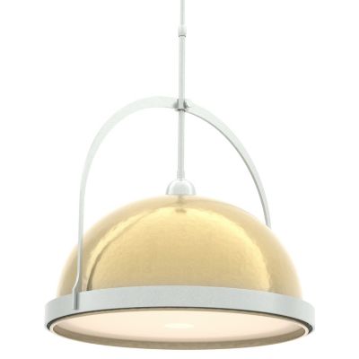 Hubbardton Forge Atlas Large Pendant Light - Color: Brass - Size: 1 light -