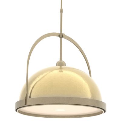 Hubbardton Forge Atlas Large Pendant Light - Color: Brass - Size: 1 light -