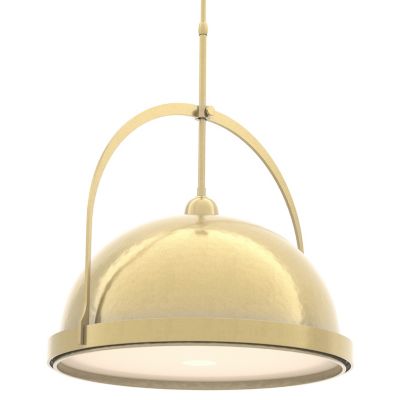 Hubbardton Forge Atlas Large Pendant Light - Color: Brass - Size: 1 light -