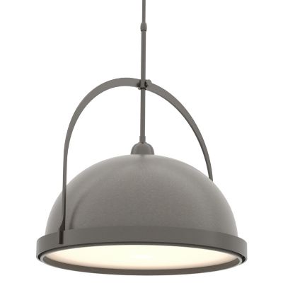 Hubbardton Forge Atlas Large Pendant Light - Color: Grey - Size: 1 light - 