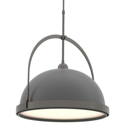 Hubbardton Forge Atlas Large Pendant Light - Color: Black - Size: 1 light -