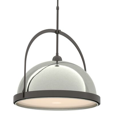 Hubbardton Forge Atlas Large Pendant Light - Color: Silver - Size: 1 light 