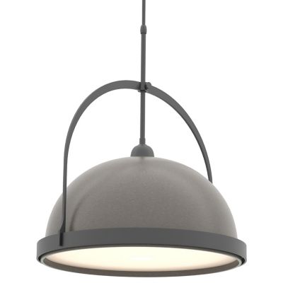 Hubbardton Forge Atlas Large Pendant Light - Color: Grey - Size: 1 light - 