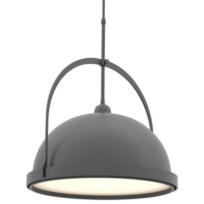 Hubbardton Forge Atlas Large Pendant Light - Color: Black - Size: 1 light -