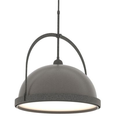 Hubbardton Forge Atlas Large Pendant Light - Color: Grey - Size: 1 light - 