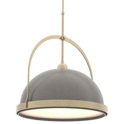 Hubbardton Forge Atlas Large Pendant Light - Color: Grey - Size: 1 light - 