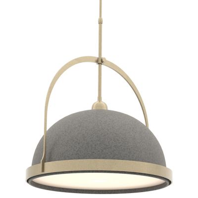 Hubbardton Forge Atlas Large Pendant Light - Color: Grey - Size: 1 light - 