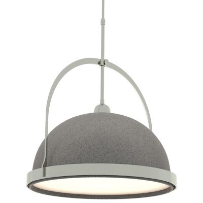 Hubbardton Forge Atlas Large Pendant Light - Color: Grey - Size: 1 light - 