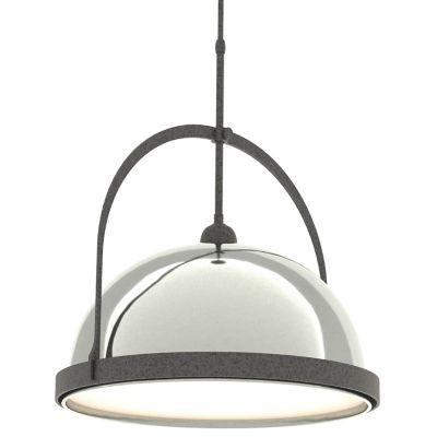 Hubbardton Forge Atlas Large Pendant Light - Color: Silver - Size: 1 light 