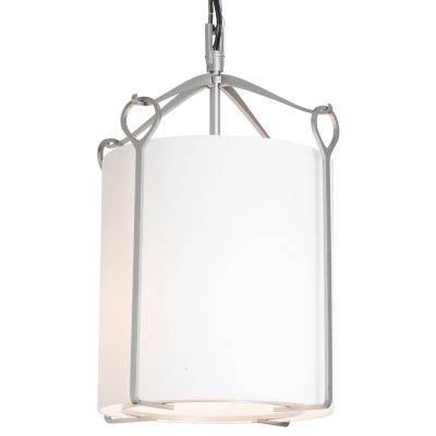 Hubbardton Forge Bow Small Semi-Flushmount Light - Color: White - Size: 1 l