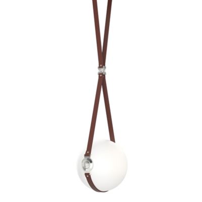 Hubbardton Forge Derby LED Pendant Light - Color: White - Size: Long - 1310