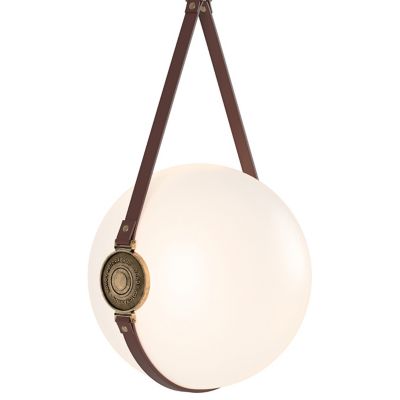 Hubbardton Forge Derby LED Pendant Light - Color: White - Size: Standard - 