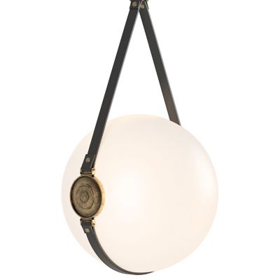 Hubbardton Forge Derby LED Pendant Light - Color: White - Size: Standard - 