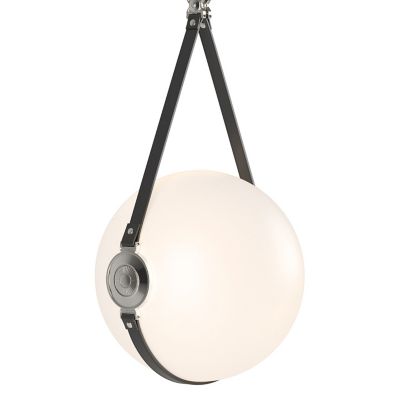 Hubbardton Forge Derby LED Pendant Light - Color: White - Size: Short - 131