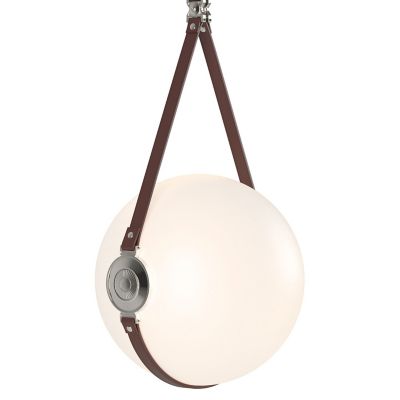 Hubbardton Forge Derby LED Pendant Light - Color: White - Size: Long - 1310