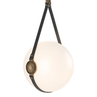 Hubbardton Forge Derby LED Pendant Light - Color: White - Size: Short - 131