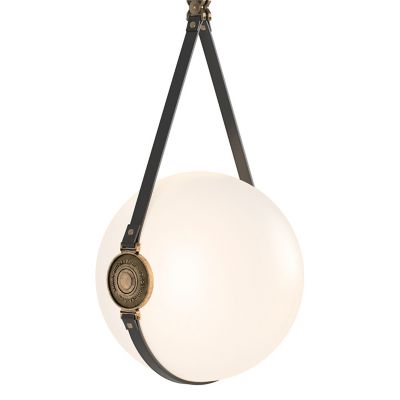 Hubbardton Forge Derby LED Pendant Light - Color: White - Size: Long - 1310