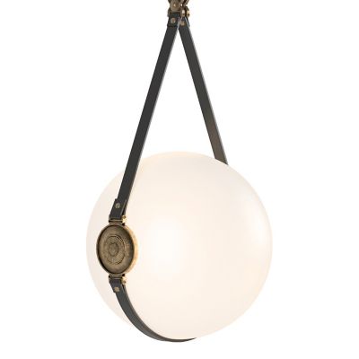 Hubbardton Forge Derby LED Pendant Light - Color: White - Size: Long - 1310