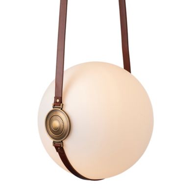 Hubbardton Forge Derby LED Pendant Light - Color: White - Size: Short - 131