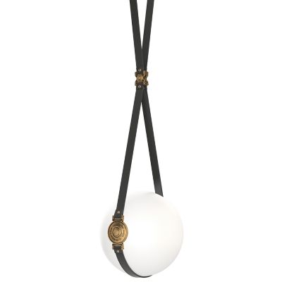 Hubbardton Forge Derby LED Pendant Light - Color: White - Size: Standard - 