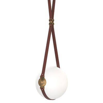 Hubbardton Forge Derby LED Pendant Light - Color: White - Size: Long - 1310