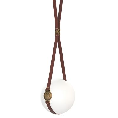 Hubbardton Forge Derby LED Pendant Light - Color: White - Size: Long - 1310