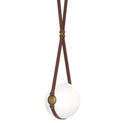 Hubbardton Forge Derby LED Pendant Light - Color: White - Size: Short - 131