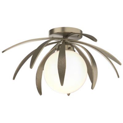 Hubbardton Forge Dahlia Flushmount Light - Color: Gold - Size: 1 light - 12