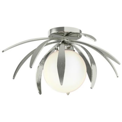 Hubbardton Forge Dahlia Flushmount Light - Color: Silver - Size: 1 light - 