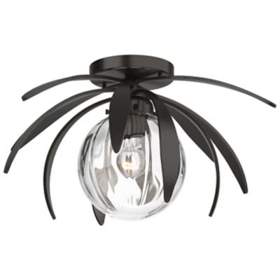 Hubbardton Forge Dahlia Flushmount Light - Color: Bronze - Size: 1 light - 