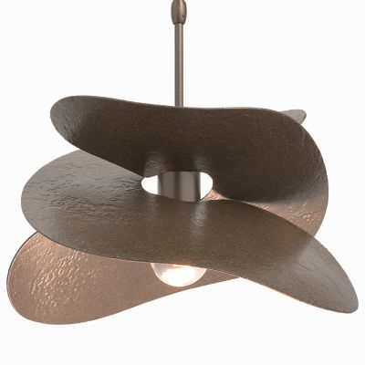 Hubbardton Forge Hibiscus Pendant Light - Color: Bronze - Size: Small - 139