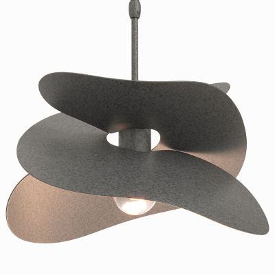 Hubbardton Forge Hibiscus Pendant Light - Color: Silver - Size: Small - 139