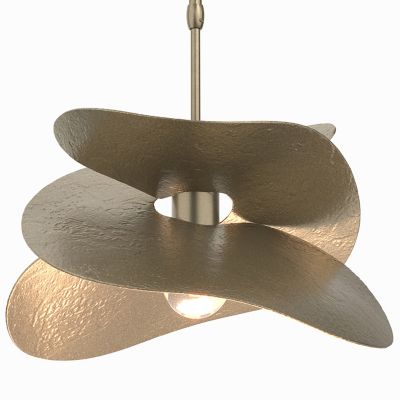 Hubbardton Forge Hibiscus Pendant Light - Color: Gold - Size: Small - 13945