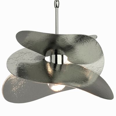 Hubbardton Forge Hibiscus Pendant Light - Color: Silver - Size: Small - 139