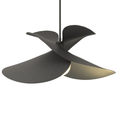 Hubbardton Forge Hibiscus Pendant Light - Color: Silver - Size: Large - 139